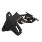 GREF universal license plate holder with flip-up button