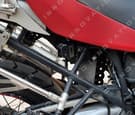Protection de réservoir de liquide de frein arrière compatible avec BMW R1200GS / Adventure 2004-2012 noir