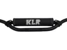 Coussinet de barre transversale compatible avec Kawasaki KLR (logo argent)