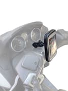 Support de fixation pour smartphone / GPS avec boule RAM compatible avec Piaggio MP3 300 / MP3 500 2011-2016