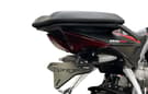 Support de plaque d'immatriculation GREF compatible avec Aprilia RS 660 2021-2024 (avec bouton relevable)