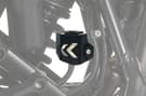 Protection de réservoir de frein arrière noir compatible avec BMW F650GS 2008-2013 / F800GS 2008-2013 / F800R 2008-2018
