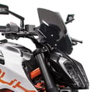Barracuda windshield compatible with KTM Duke 390 2017-2022