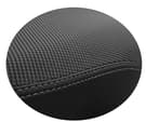 Seat cover compatible with Suzuki Burgman 650 2004-2012 black with dark grey seams