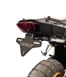 Support de plaque d'immatriculation GREF compatible avec Kove 800X Pro / Rally / Touring 2024-2026 (avec bouton rabattable)