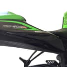 Protections de pare-chocs arrière GPK compatibles avec Kawasaki ZX-6R 2009-2017 en fibre de carbone