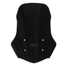 Parabrezza GPK compatibile con Triumph Rocket 3 R / GT 2010-2024 46cm (nero)
