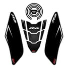 Set de protections de réservoir GPK 3D compatible avec Yamaha YZF-R6 2017-2023 noir