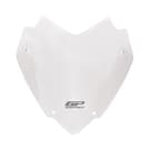 GPK vindruta kompatibel med Yamaha X-Max 250 / 300 / 400 2018-2023 34cm (transparent)