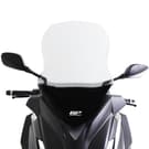Para-brisa GPK compatível com Yamaha X-Max 250 / 400 2014-2017 59cm (transparente)