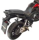 Sacoches souples MOTORISE pour porte-bagages latéral, compatibles avec Honda NX500 / CB500X 2019-2026 (uniquement compatibles sans porte-bagages).