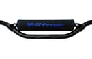 Coussin de barre transversale compatible avec Suzuki V-Strom (logo bleu)