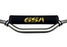 Coussin de barre transversale compatible avec BMW R1200GS Adventure (logo jaune)