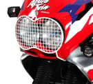 Protection de phare compatible avec Honda XRV750 Africa Twin RD-07A 1996-2003 blanc