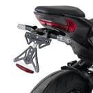 Αναδιπλούμενη βάση πινακίδας Barracuda για Kawasaki Z900 2025- με θέση για εργοστασιακά φλας