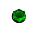 Ecrou de direction, fermé M28 x 1 vert
