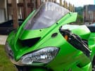 Caches rétroviseurs MOTORISE compatibles avec Kawasaki Ninja ZX-6R 2005-2008 / ZX-636 2006-2007 / ZX-10R 2004-2007