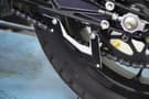 Protetor de corrente inferior (Shark Fin) compatível com KTM 390 Adventure 2020-2023 preto