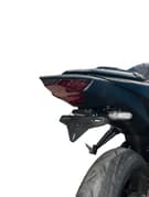 GREF kentekenplaathouder compatibel met Yamaha YZF-R3 2015-2024 (met opklapknop)