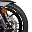 Franjas para llantas con logotipos compatibles con Kawasaki Z800 