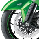 Felgenrandaufkleber mit Logos kompatibel mit Kawasaki ZZR 