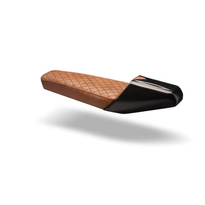 Selle Moto Cafe Racer Liukouu Moto PU Cuir Vintage Cafe Racer Seat Coussin De Selle Plate Coussin Moto