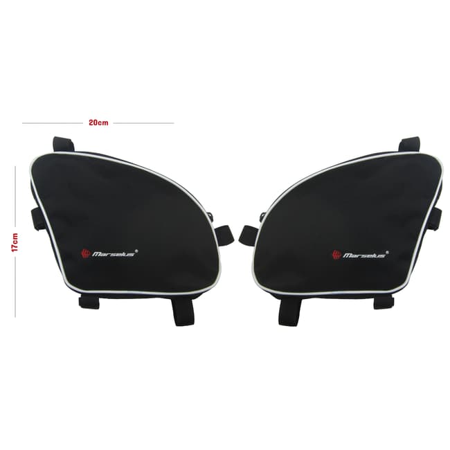 Universal crash bar bags 20 x 17 cm