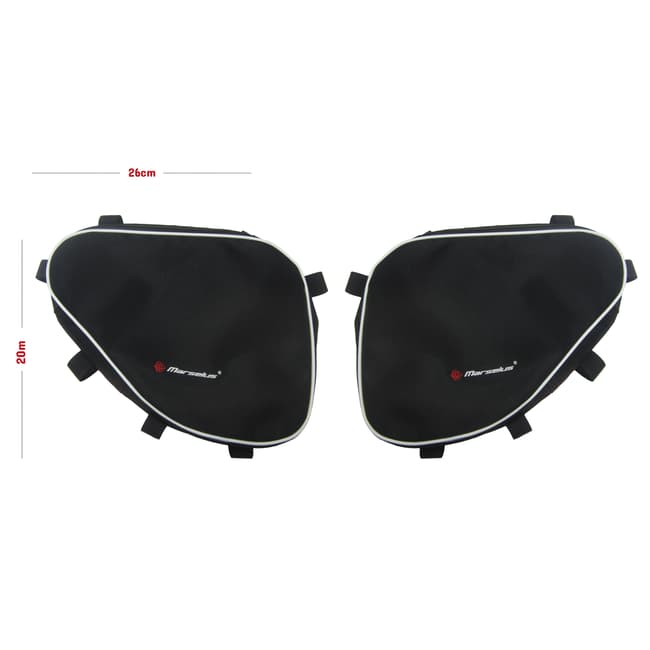 Universal crash bar bags 26 x 20 cm