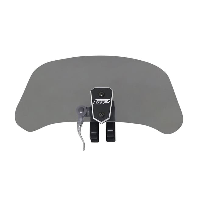 Deflettore parabrezza universale a clip GPK 33 x 14 cm con clip nera (fumi)