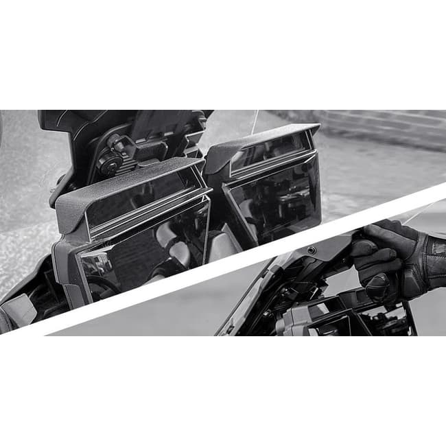 MOTORISE dashboard cover with sunshade compatible with Yamaha Tracer 9 / GT 2021-