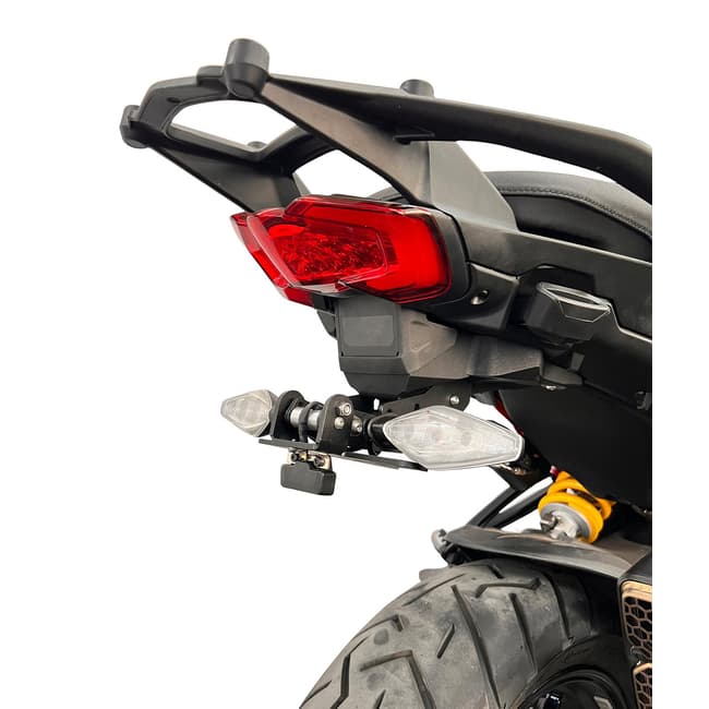 GREF license plate holder compatible with Ducati Multistrada V4 / V4S / V4RS / V4 Pikes Peak 2025-2026