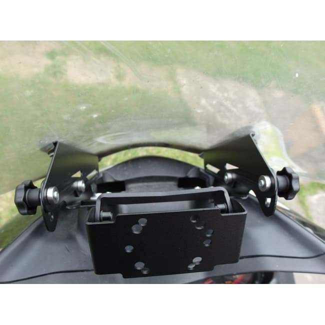 Windscreen adjuster with GPS bracket compatible with Suzuki V-Strom DL650 2004-2011