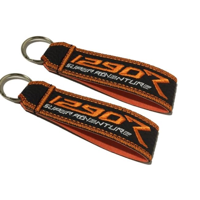 Dubbelzijdige sleutelhanger met lanyard, compatibel met KTM 1290 Super Adventure (1 st.)