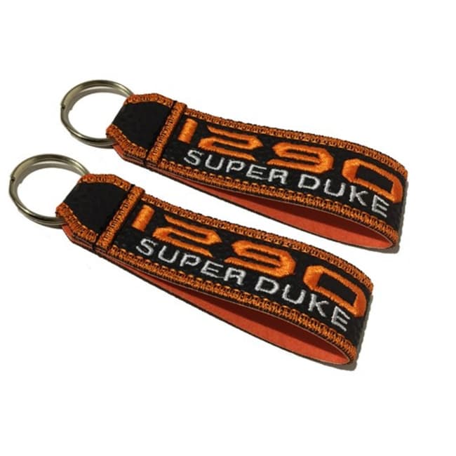 Porte-clés cordon double face compatible avec KTM Super Duke 1290 (1 pièce)