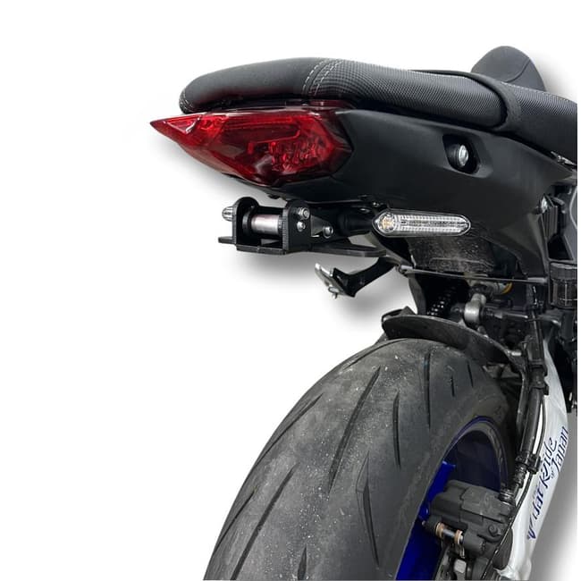 GREF license plate holder compatible with Yamaha MT-09 2021-2023 (with flip-up button)