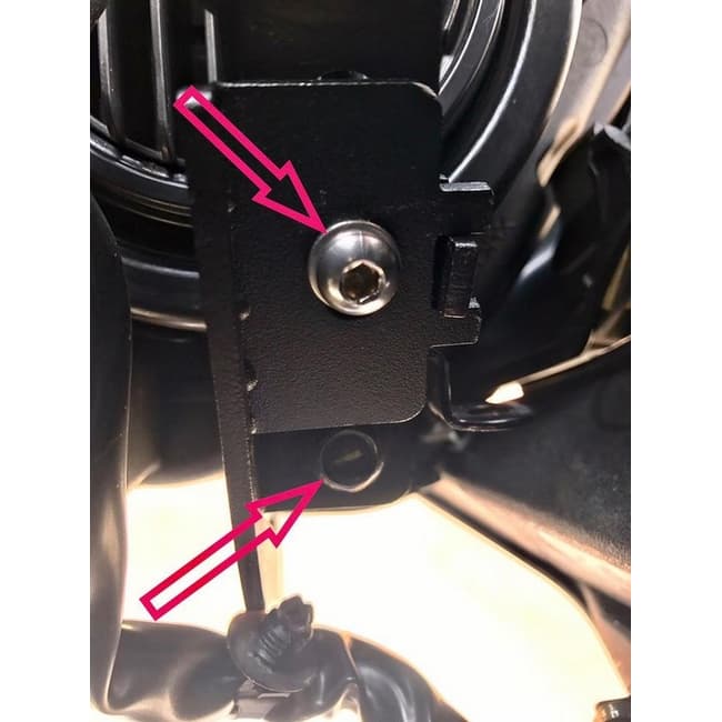 Cosmo Auxiliary lights mounting bracket compatible with Yamaha Tracer 900 2015-2017