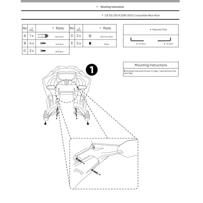 GPK center stand compatible with Honda NC750X 2021-2026
