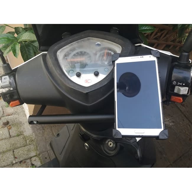 Kymco Agility 125 150 2015-2023 ile uyumlu akıllı telefon GPS montaj  braketi Moto Discovery