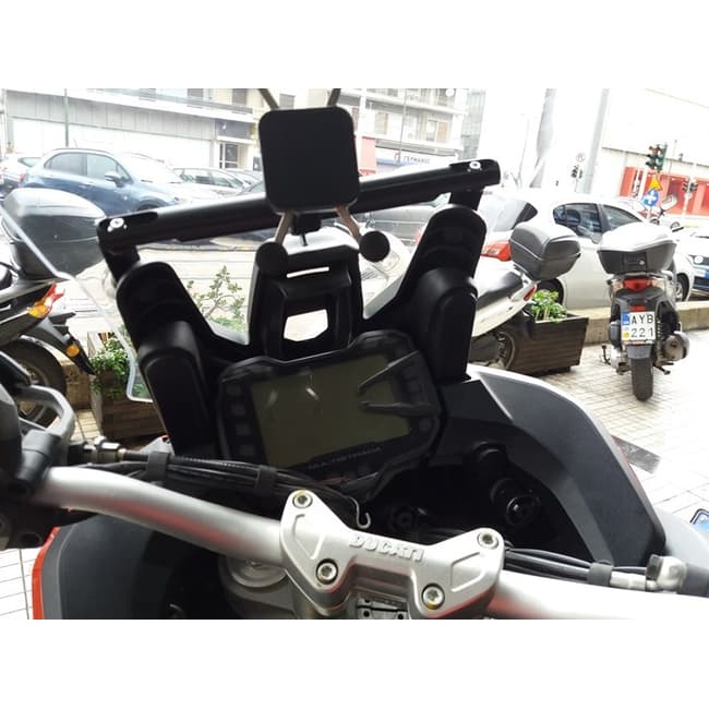 Smartphone / GPS mounting bracket compatible with Ducati Multistrada 950 2017-2021 / 1200 2015-2021 / 1260 2017-2021