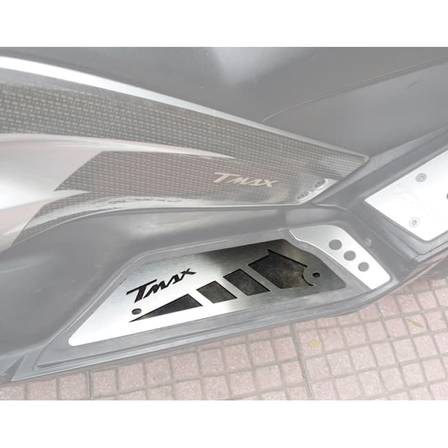Footrest plates kit compatible with Yamaha T-Max 500 2008-2011