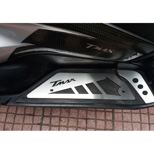 Footrest plates kit compatible with Yamaha T-Max 500 2008-2011