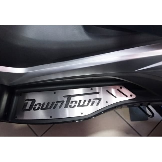 Footrest plates kit compatible with Kymco DownTown 350 2017-2021