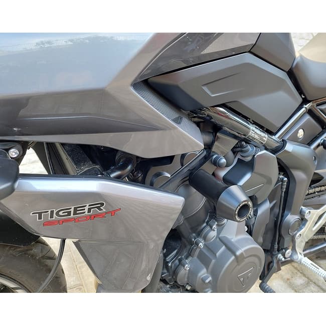 Frame crash pads compatible with Triumph Tiger 660 2022-2025 / Tiger Sport 800 2025-