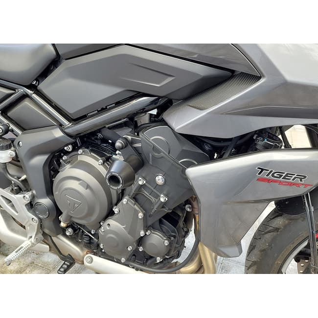 Frame crash pads compatible with Triumph Tiger 660 2022-2025 / Tiger Sport 800 2025-