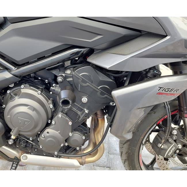 Frame crash pads compatible with Triumph Tiger 660 2022-2025 / Tiger Sport 800 2025-