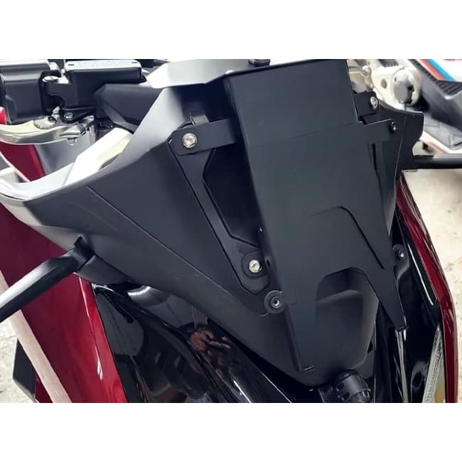 Windscreen adjuster with GPS bracket and sun visor compatible with Honda Forza 750 2021-2024