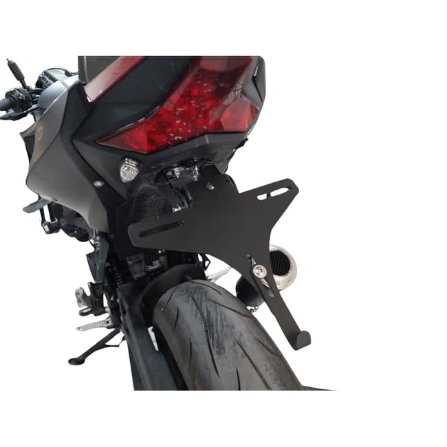 Wielopozycyjny, składany uchwyt tablicy rejestracyjnej kompatybilny z Kawasaki Z400 2018-2025