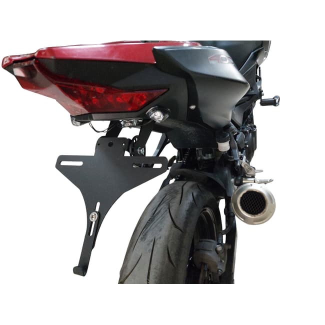 Wielopozycyjny, składany uchwyt tablicy rejestracyjnej kompatybilny z Kawasaki Z400 2018-2025