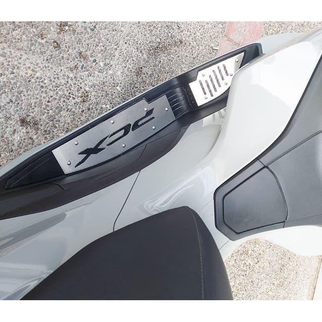 Footrest plates kit compatible with Honda PCX 125 / 155 2021-2024