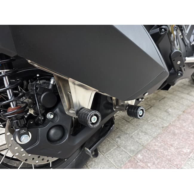 Exhaust crash protectors compatible with Zontes G368 2025 (NOT compatible with 2026 model)